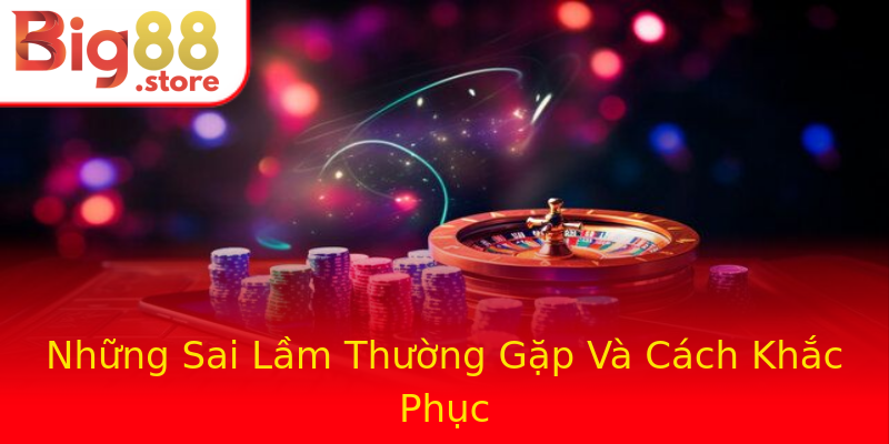 Những Sai Lầm Thường Gặp Và Cách Khắc Phục Những Sai Lầm Thường Gặp Và Cách Khắc Phục